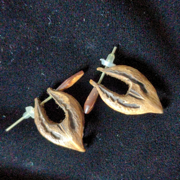 Jewelry - Wood/Nut Earrings